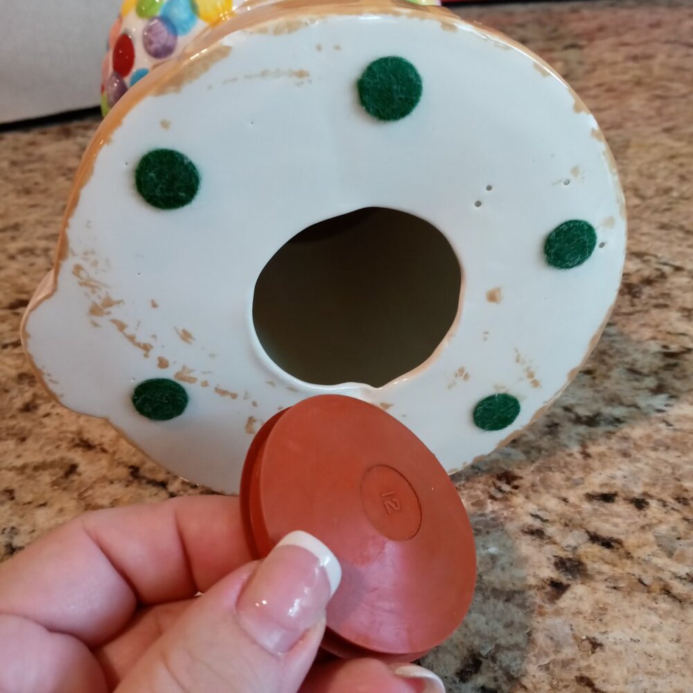 Ceramic Gumball Piggy Bank - Picture 8 of 8